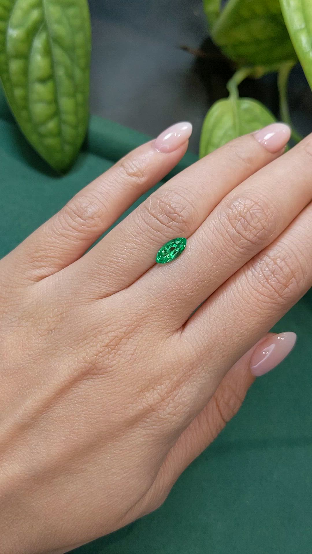 0.80 Ct. Emerald from Russia Size Video