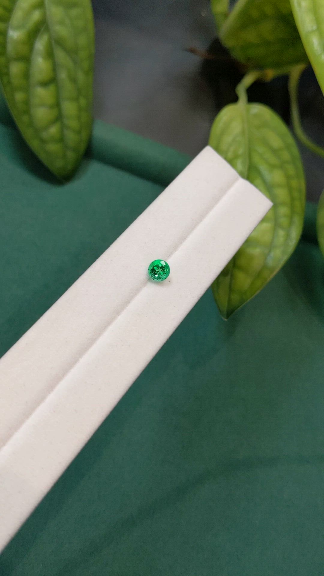0.63 Ct. Emerald from Russia Size Video