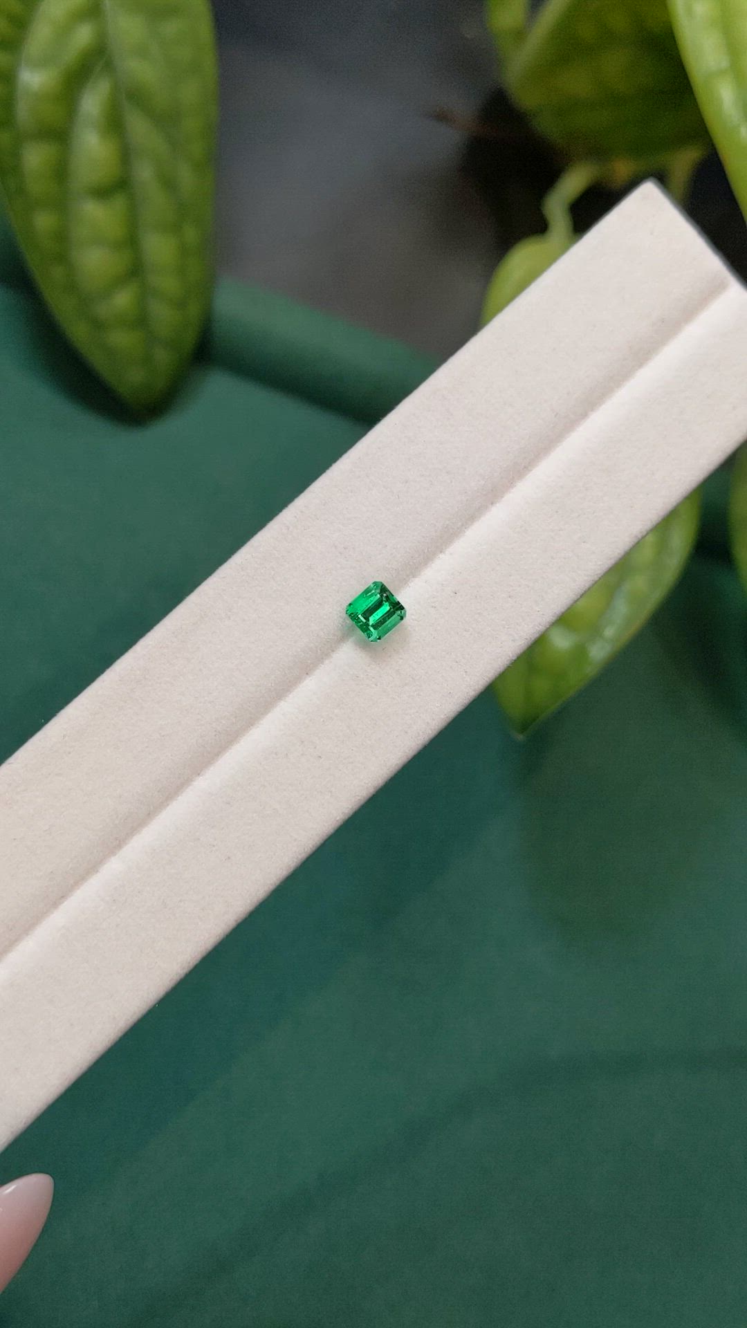 0.54 Ct. Emerald from Russia Size Video