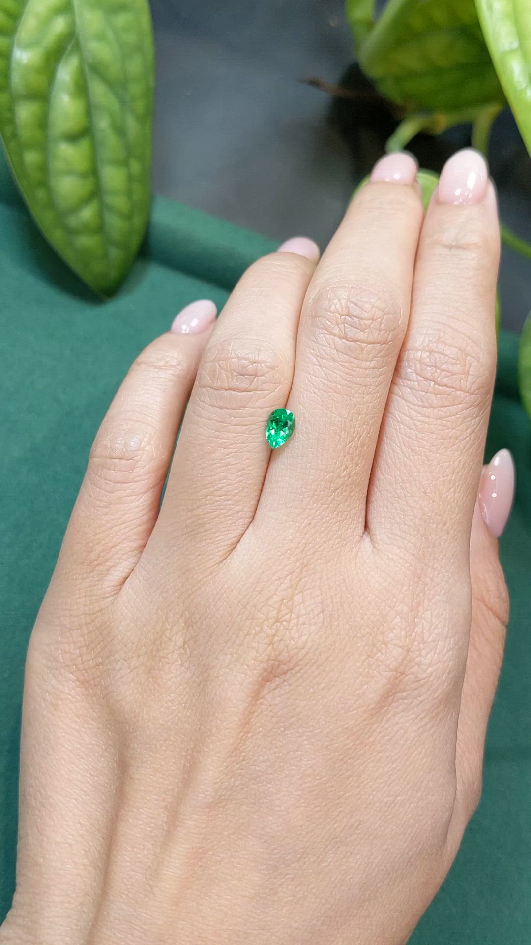 0.54 Ct. Emerald from Russia Size Video