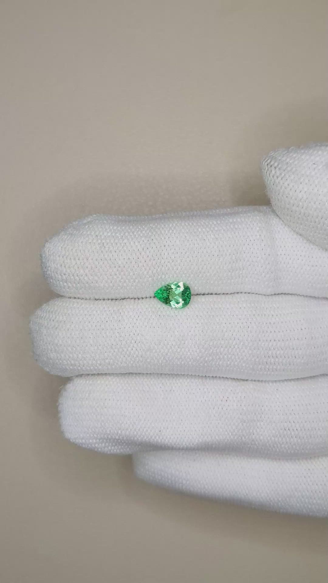 0.60 Ct. Emerald from Russia Size Video