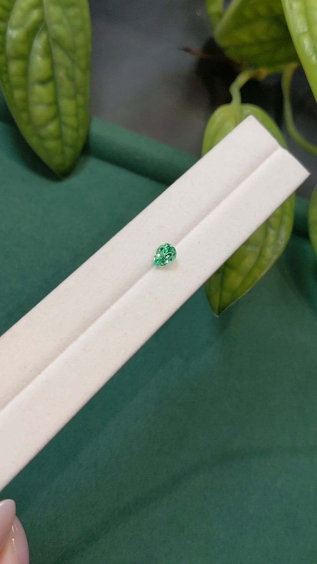 0.80 Ct. Emerald from Russia Size Video