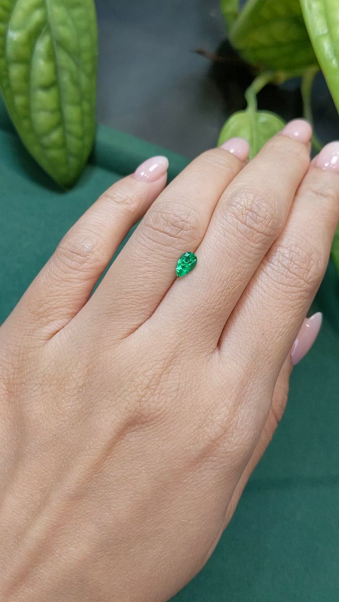 0.46 Ct. Emerald from Russia Size Video