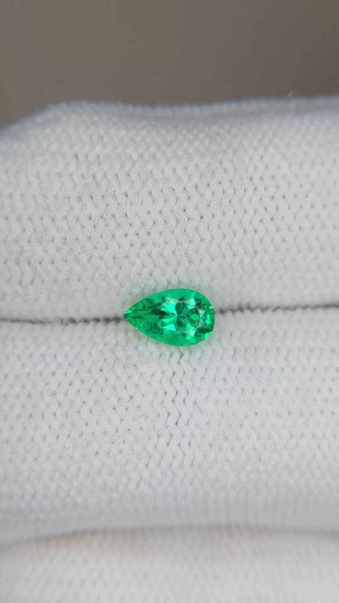 0.46 Ct. Emerald from Russia Size Video