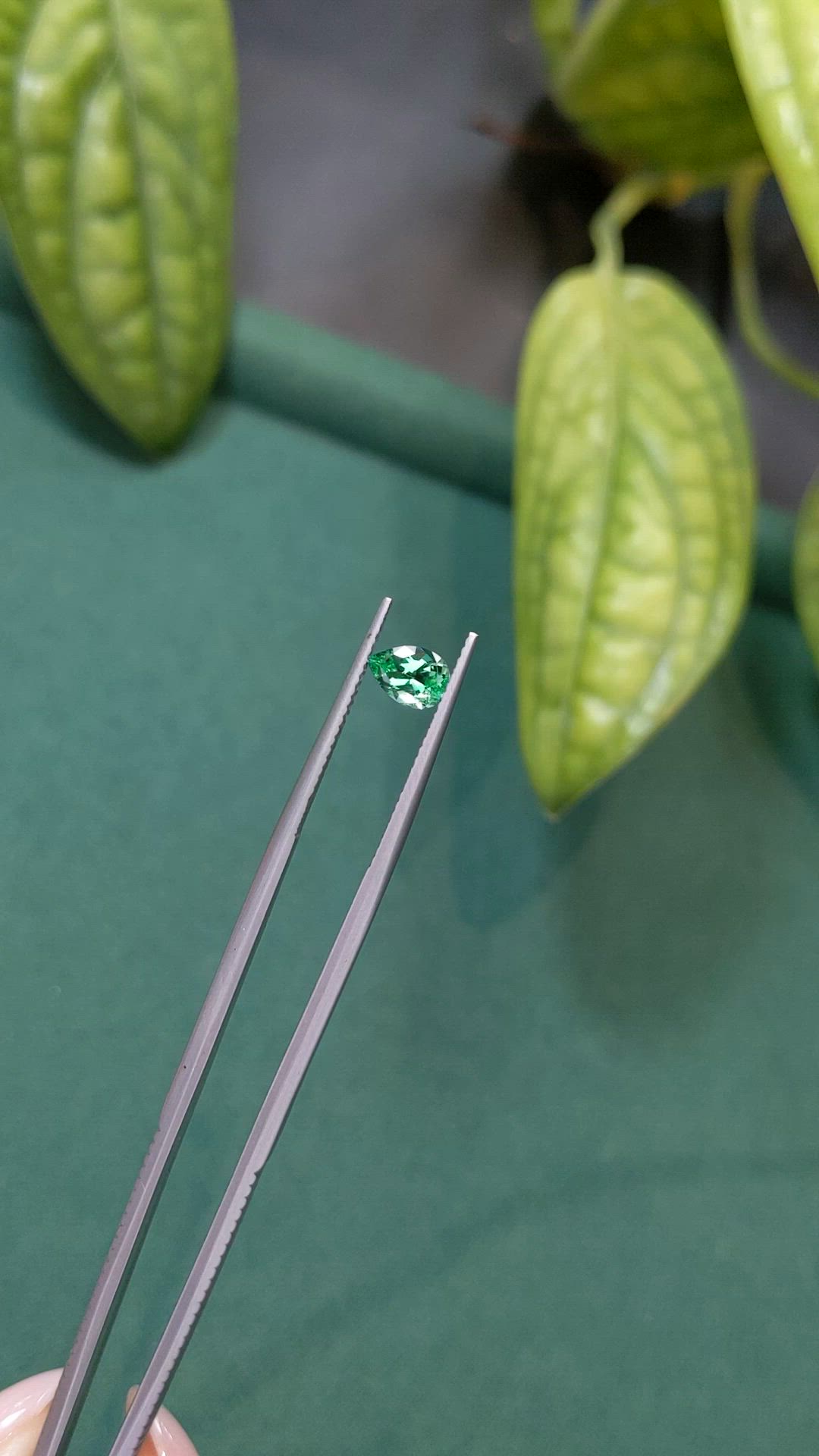 0.62 Ct. Emerald from Russia Size Video