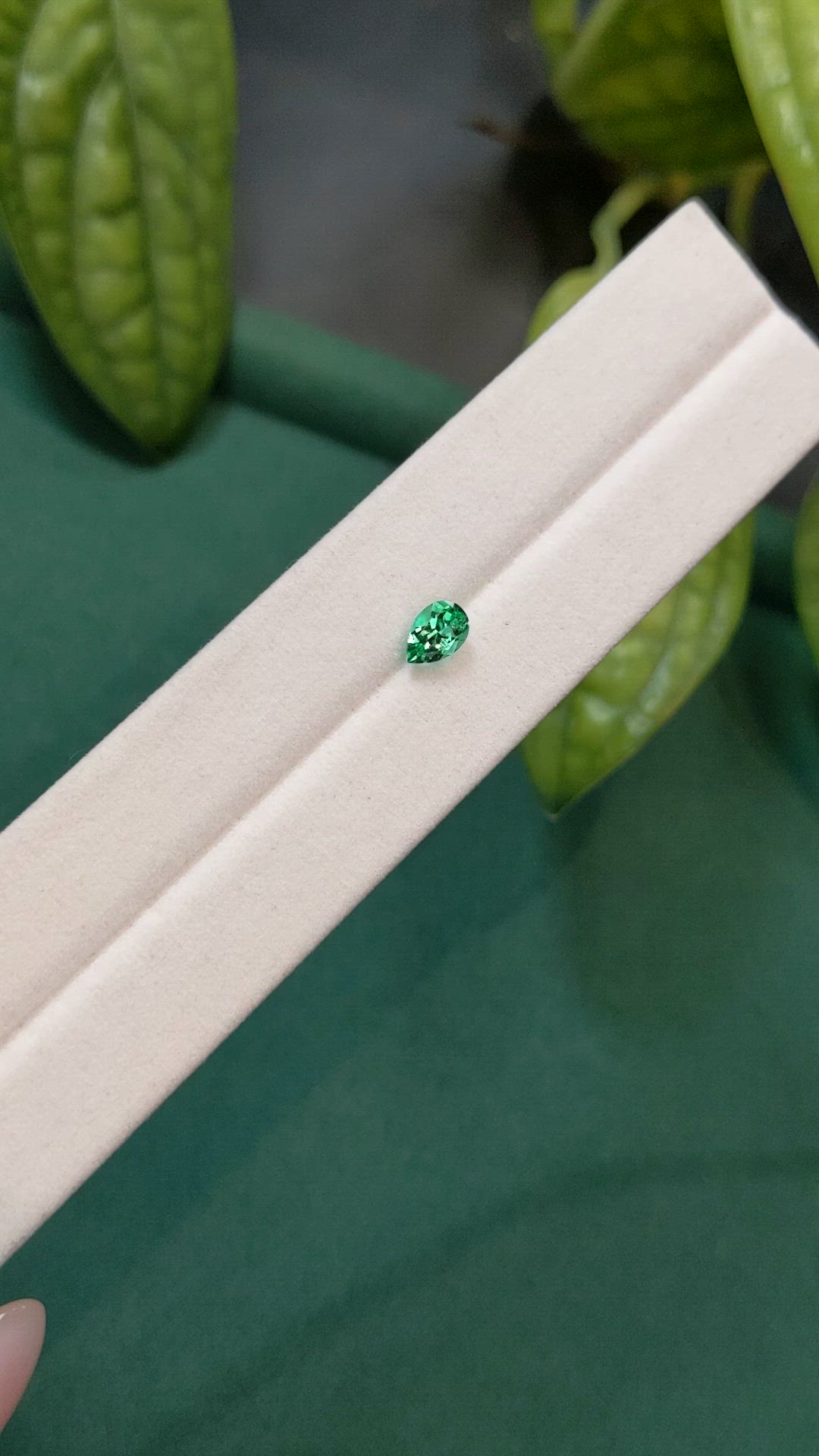 0.62 Ct. Emerald from Russia Size Video