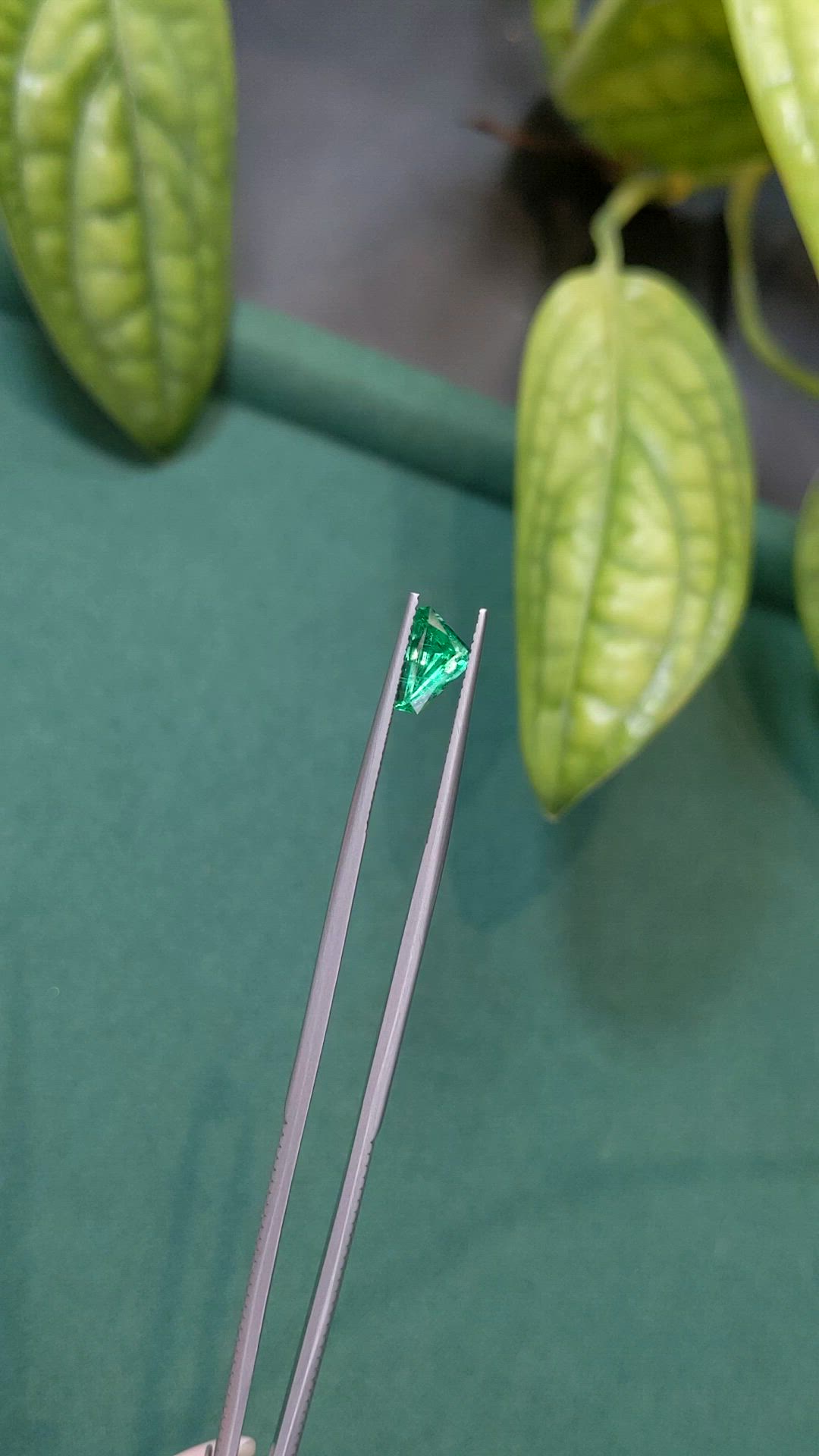 0.87 Ct. Emerald from Russia Size Video