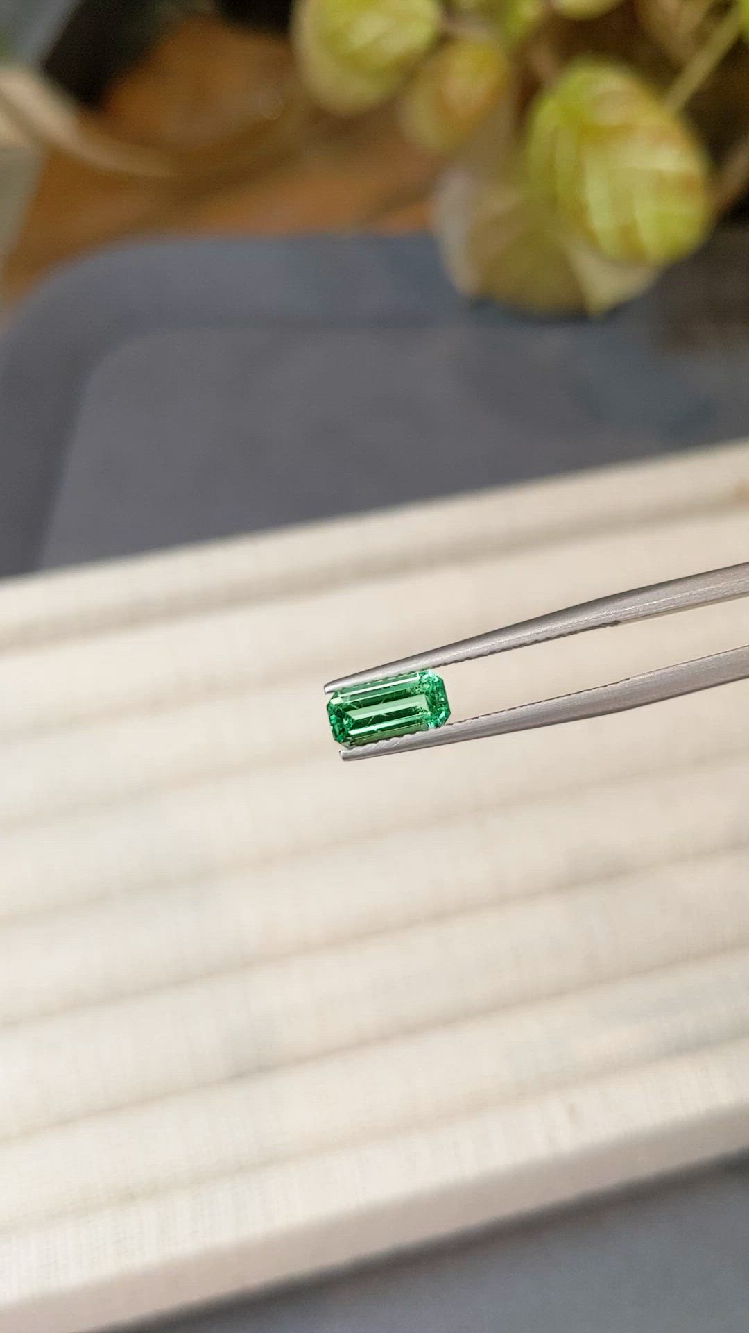 0.81 Ct. Emerald from Russia Size Video