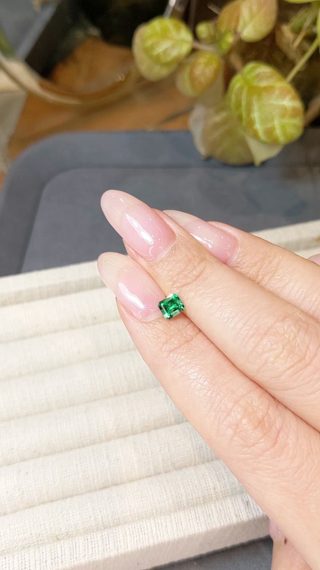 0.54 Ct. Emerald from Russia Size Video