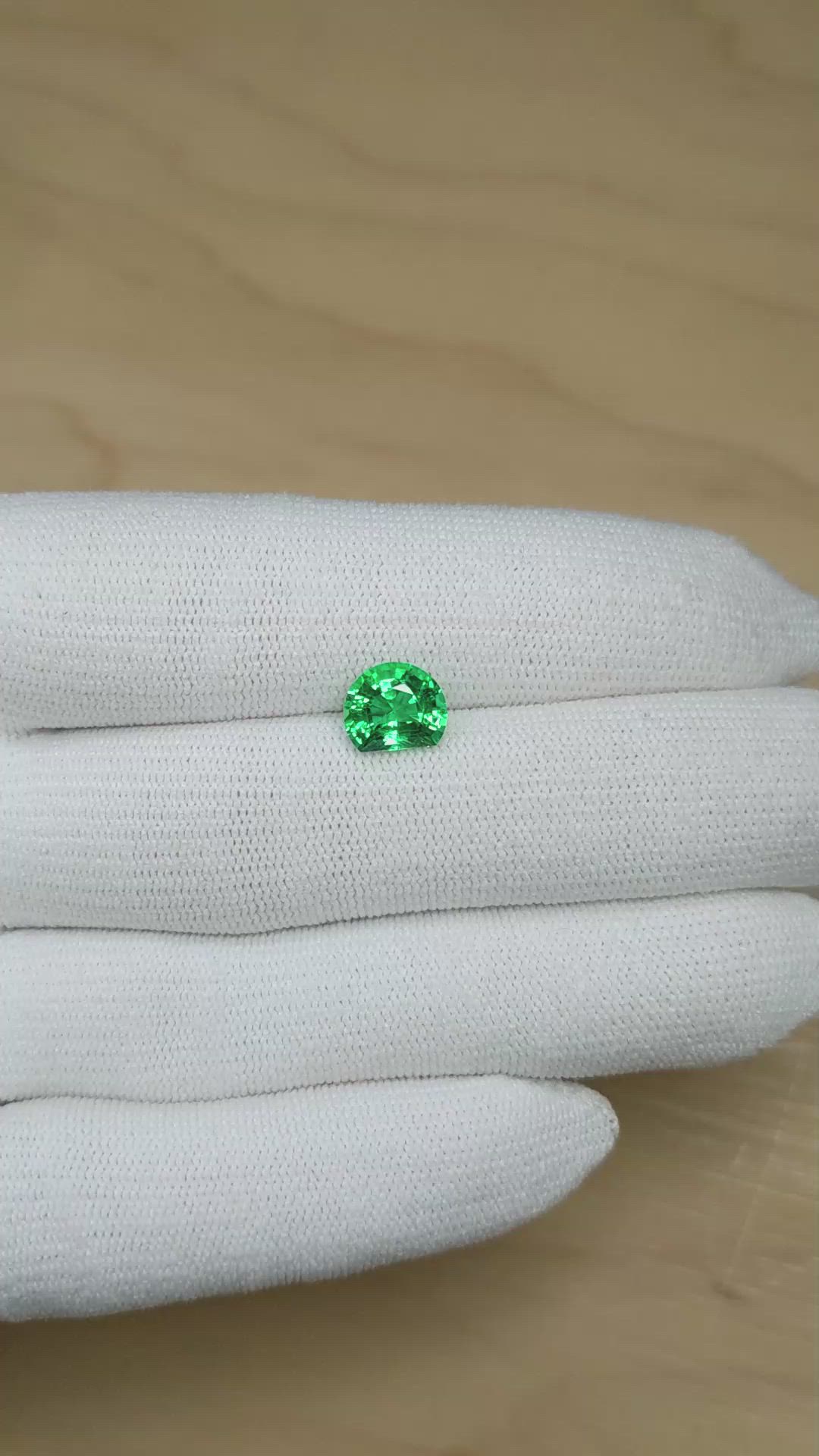 1.95 Ct. Emerald from Colombia Size Video