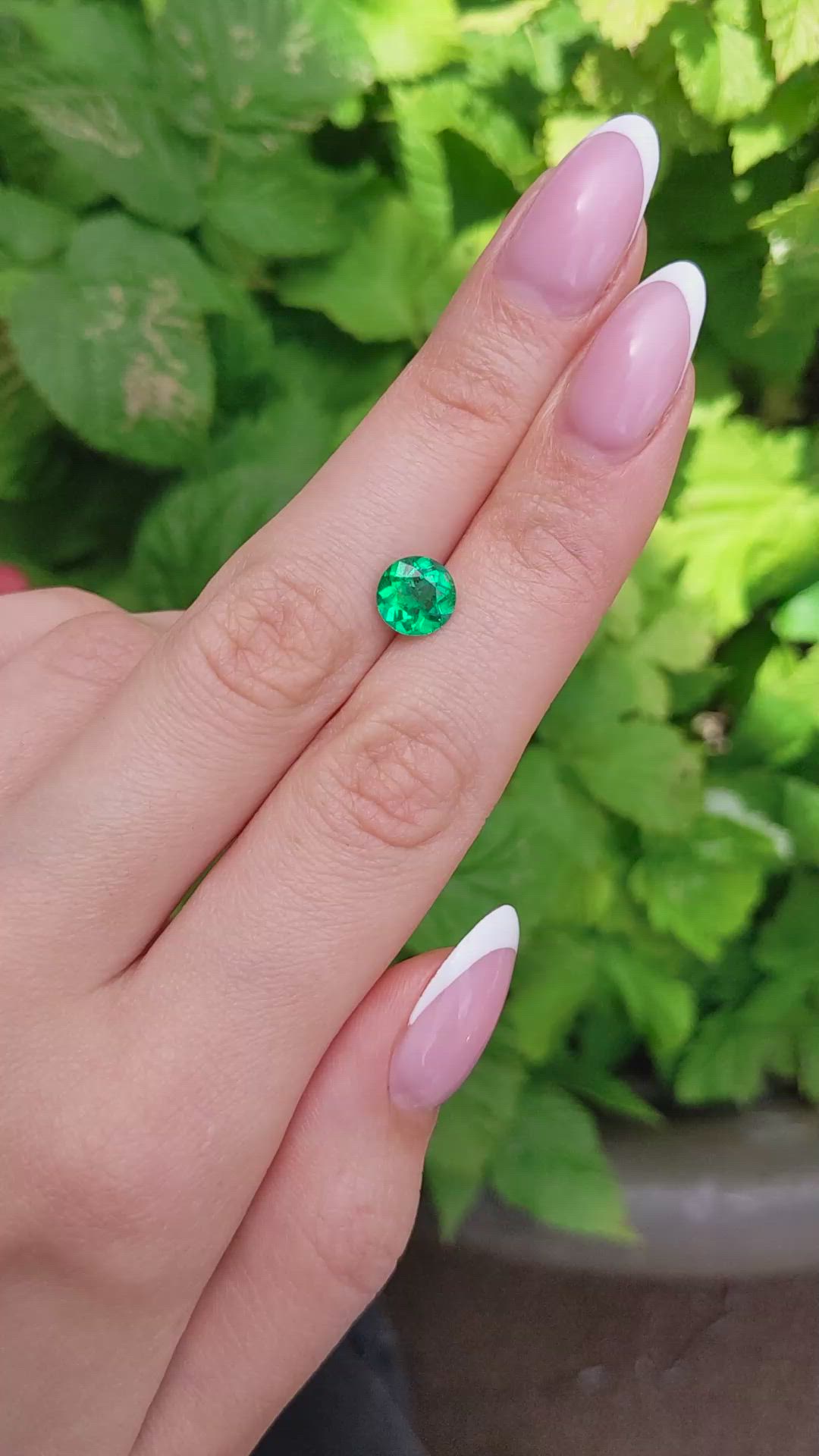 1.42 Ct. Emerald from Colombia Size Video