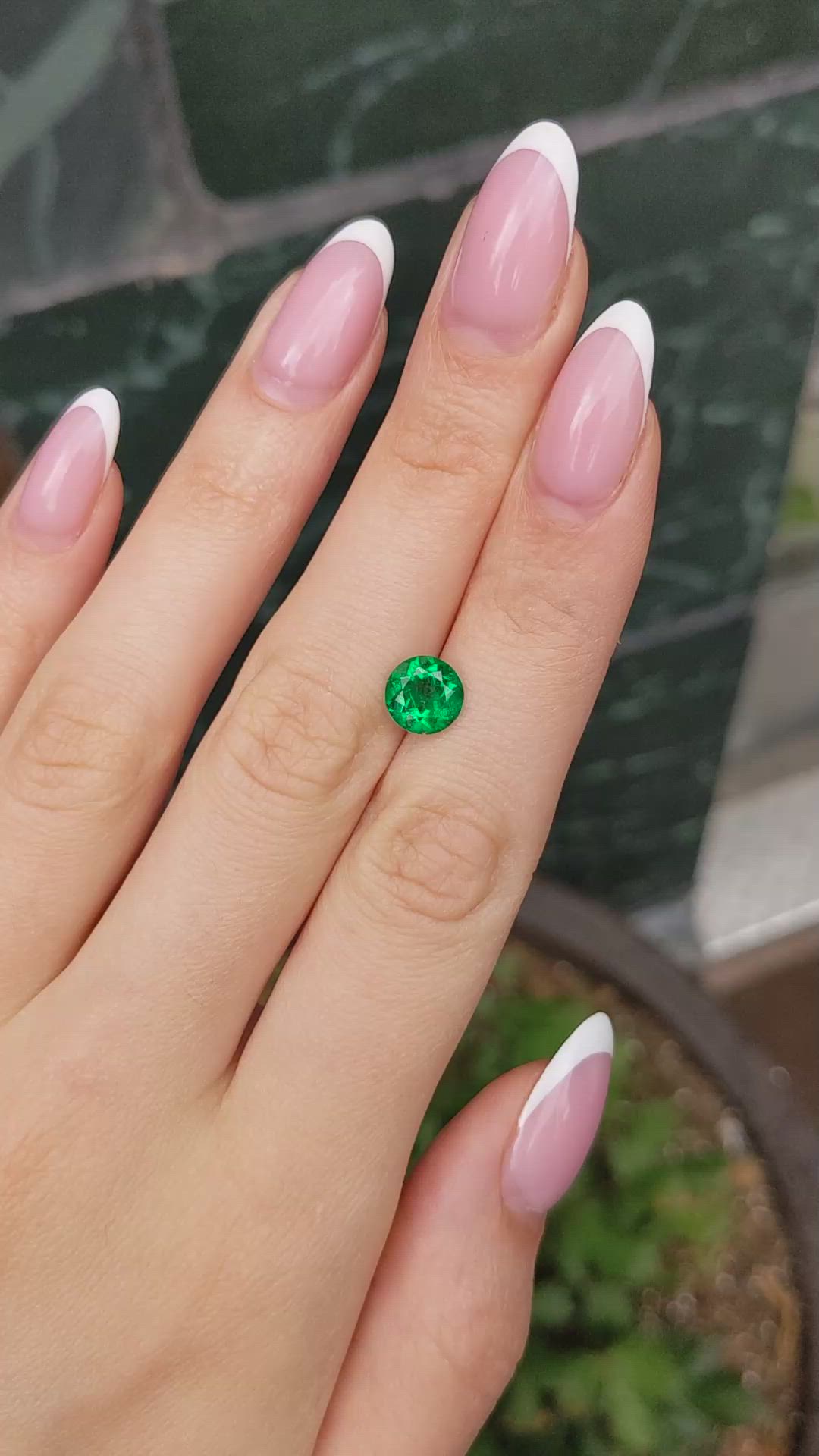 1.72 Ct. Emerald from Colombia Size Video