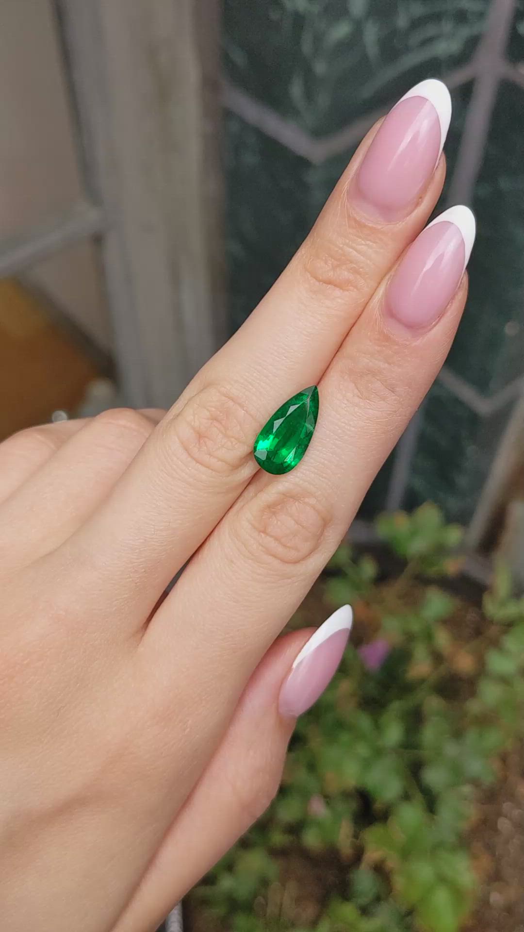 3.55 Ct. Emerald from Zambia Size Video