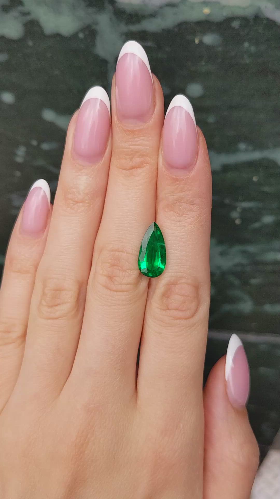 3.55 Ct. Emerald from Zambia Size Video