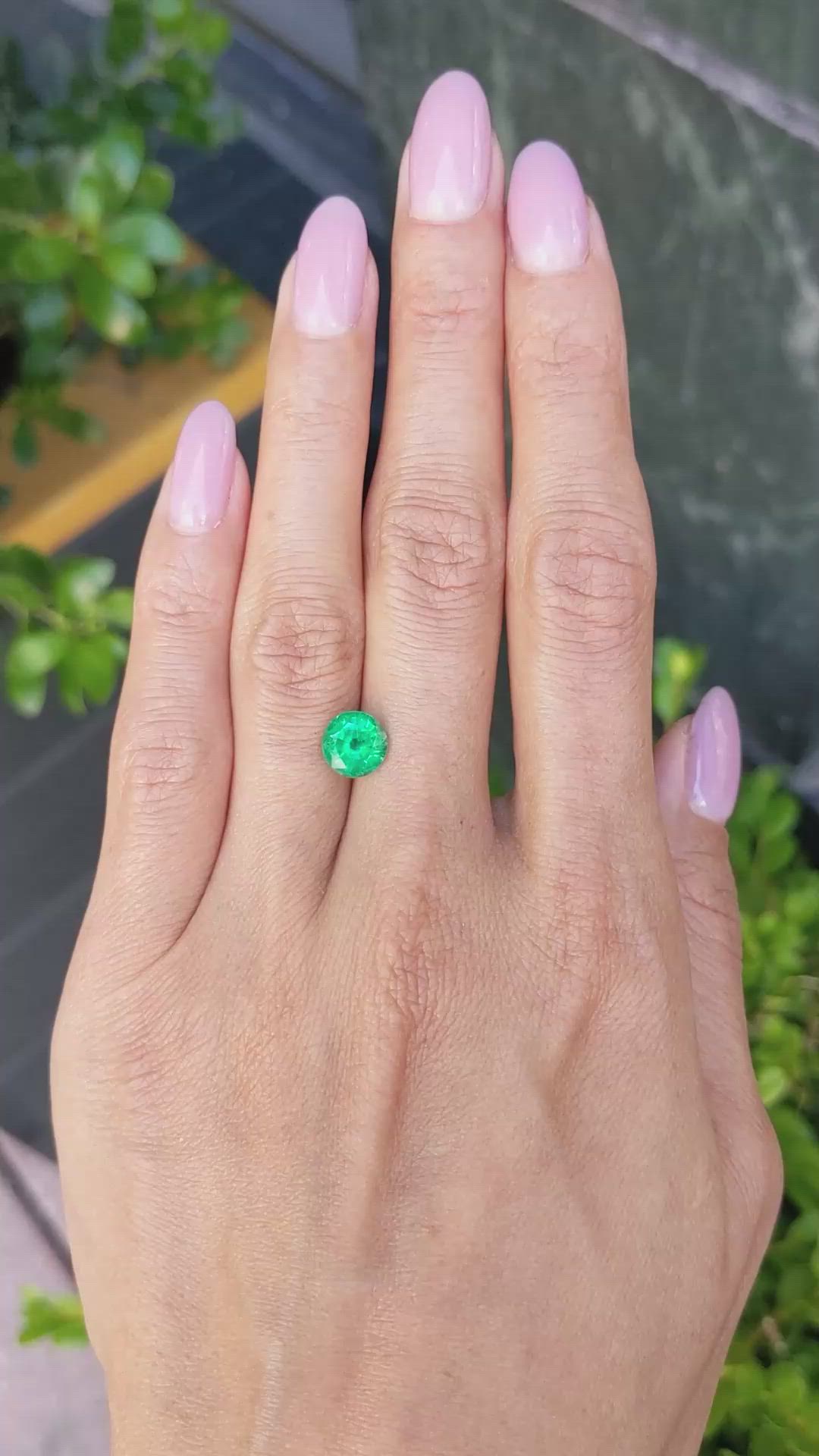 1.50 Ct. Emerald from Zambia Size Video