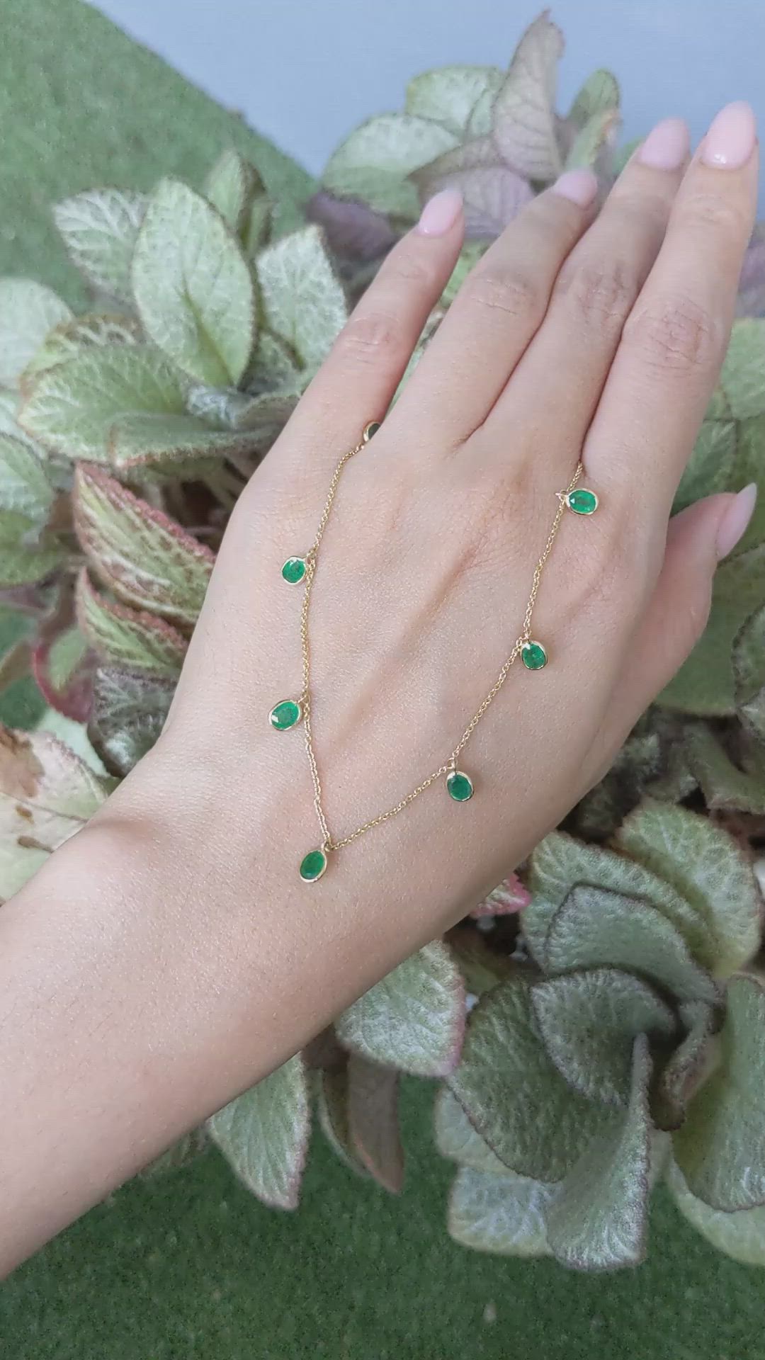 2.55 Ct. Emerald Bezel Necklace, 14K Yellow Gold Size Video