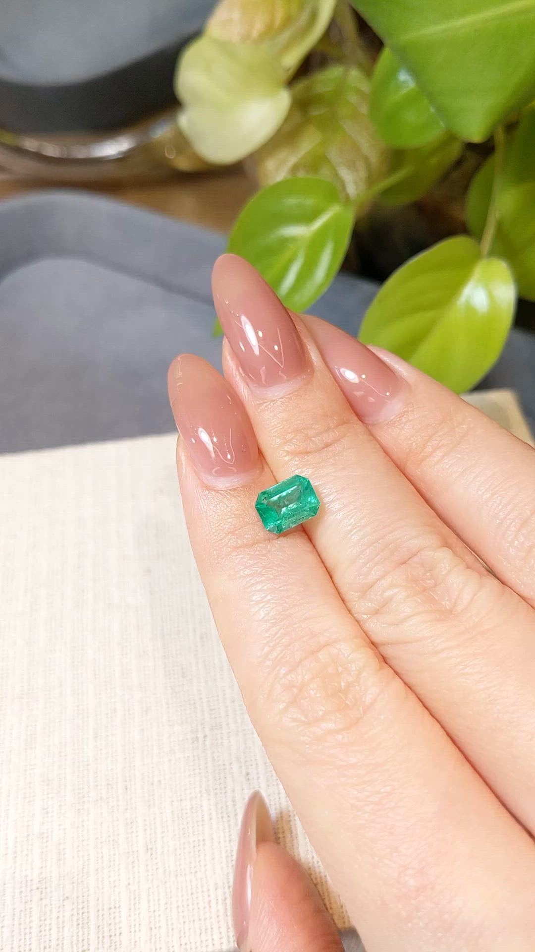 2.53&nbsp;Ct.Tw.Total Carat Weight Emerald Pair from Brazil Size Video