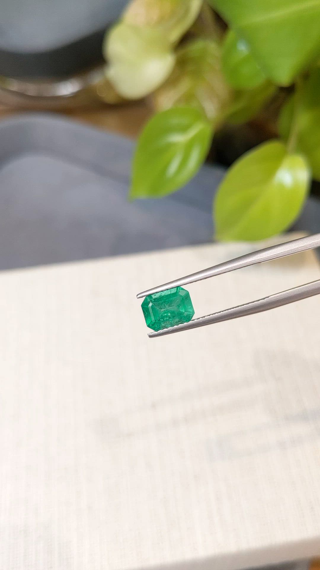 2.53&nbsp;Ct.Tw.Total Carat Weight Emerald Pair from Brazil Size Video