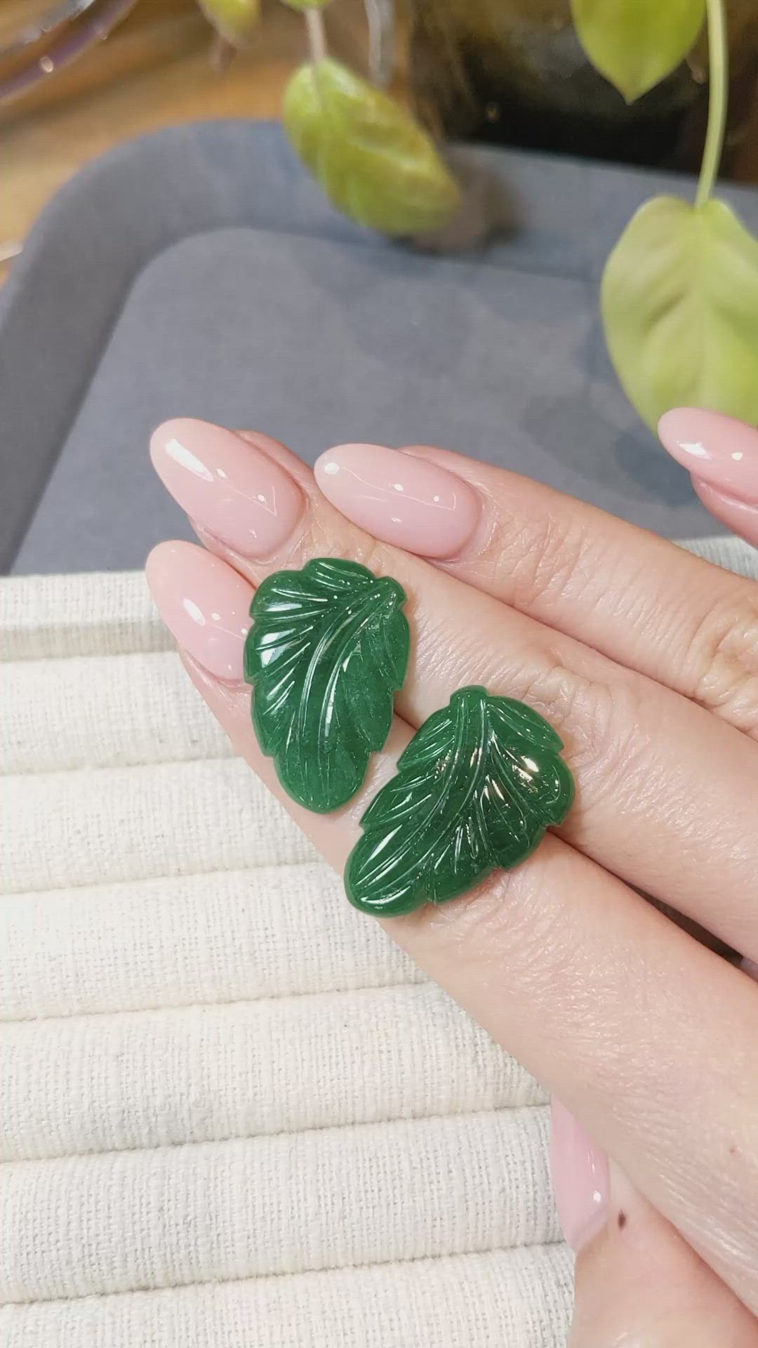 30.42 Ct.Tw.Total Carat Weight Emerald Pair from Zambia Size Video