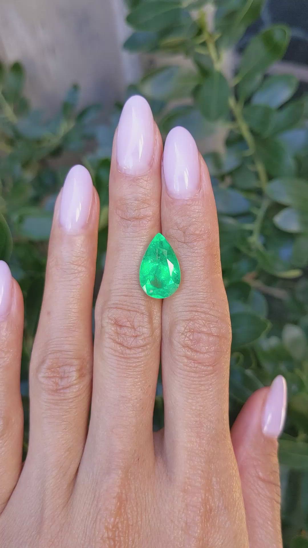 6.12 Ct. Emerald from Colombia Size Video