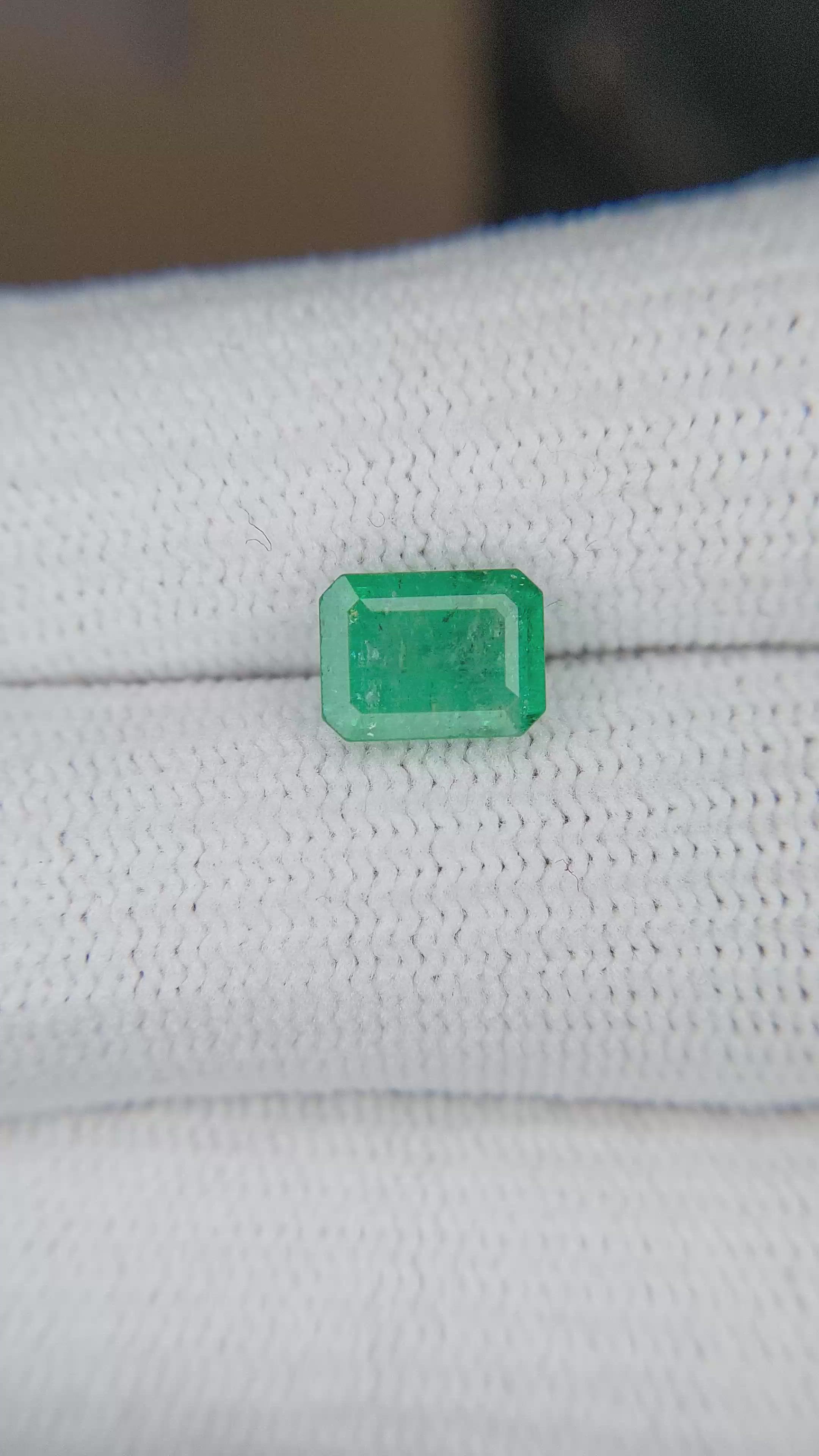 1.45 Ct. Emerald from Brazil Size Video