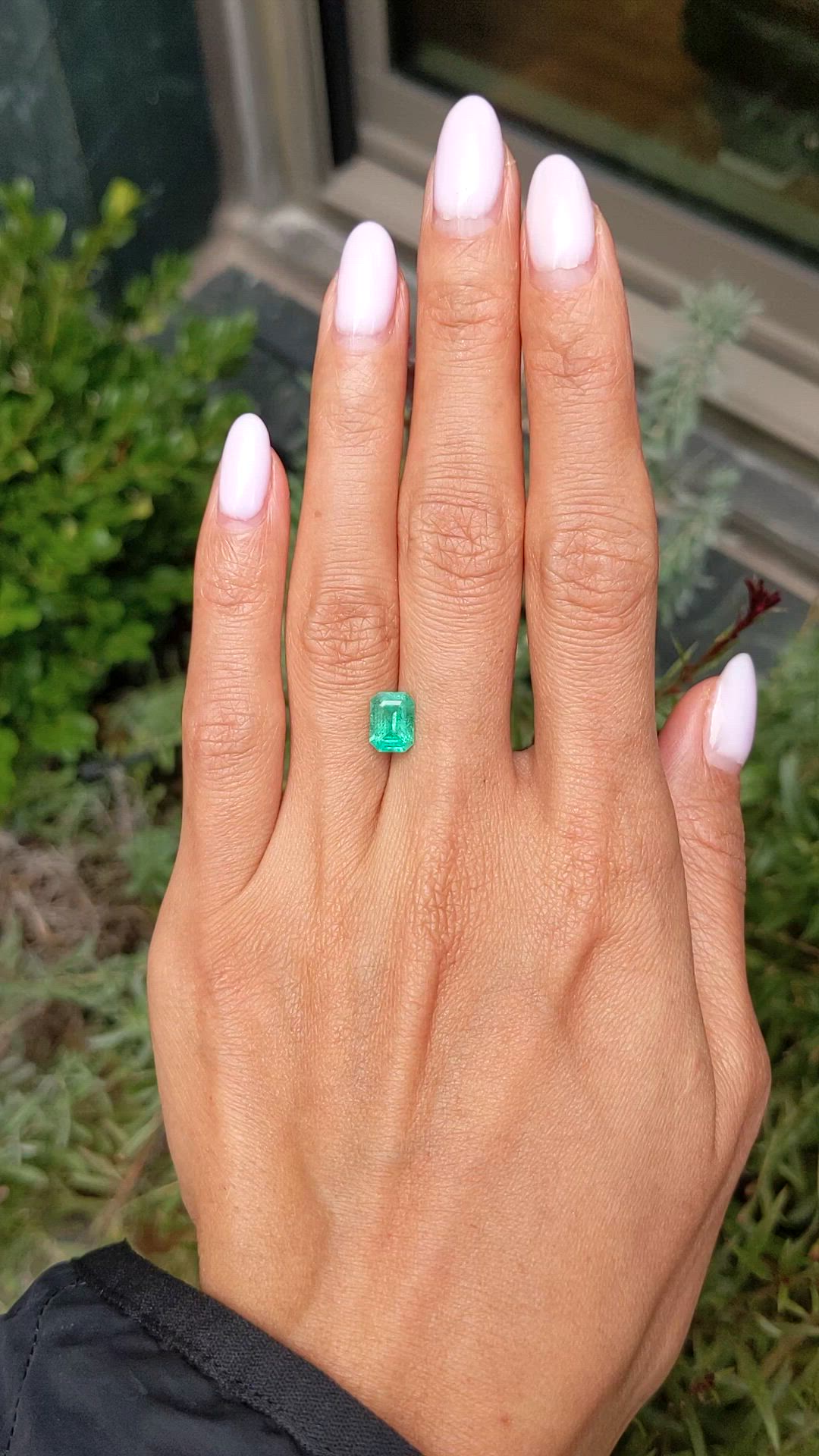 1.35 Ct. Emerald from Ethiopia Size Video