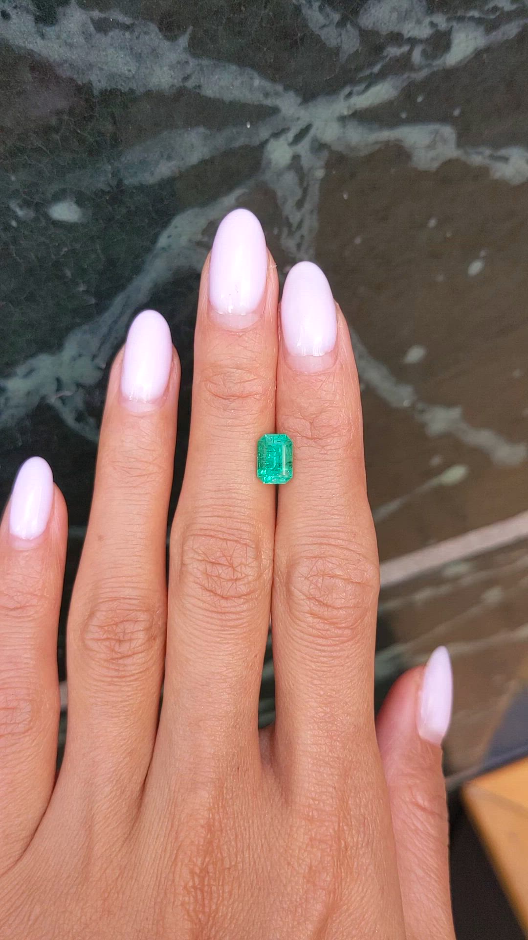 1.44 Ct. Emerald from Ethiopia Size Video