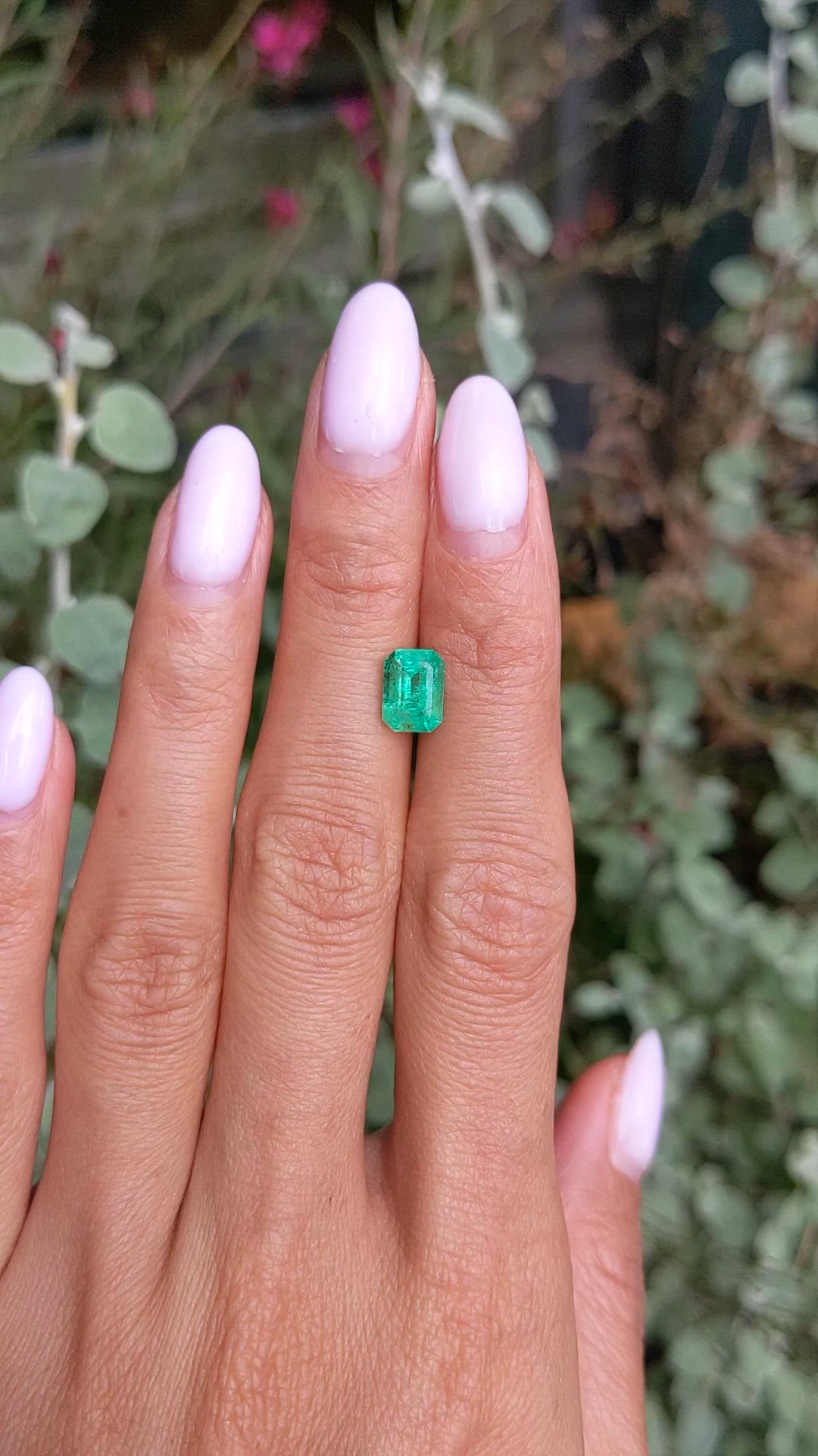 1.44 Ct. Emerald from Ethiopia Size Video