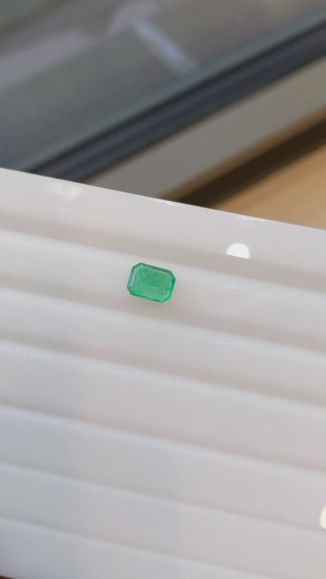 1.61 Ct. Emerald from Ethiopia Size Video