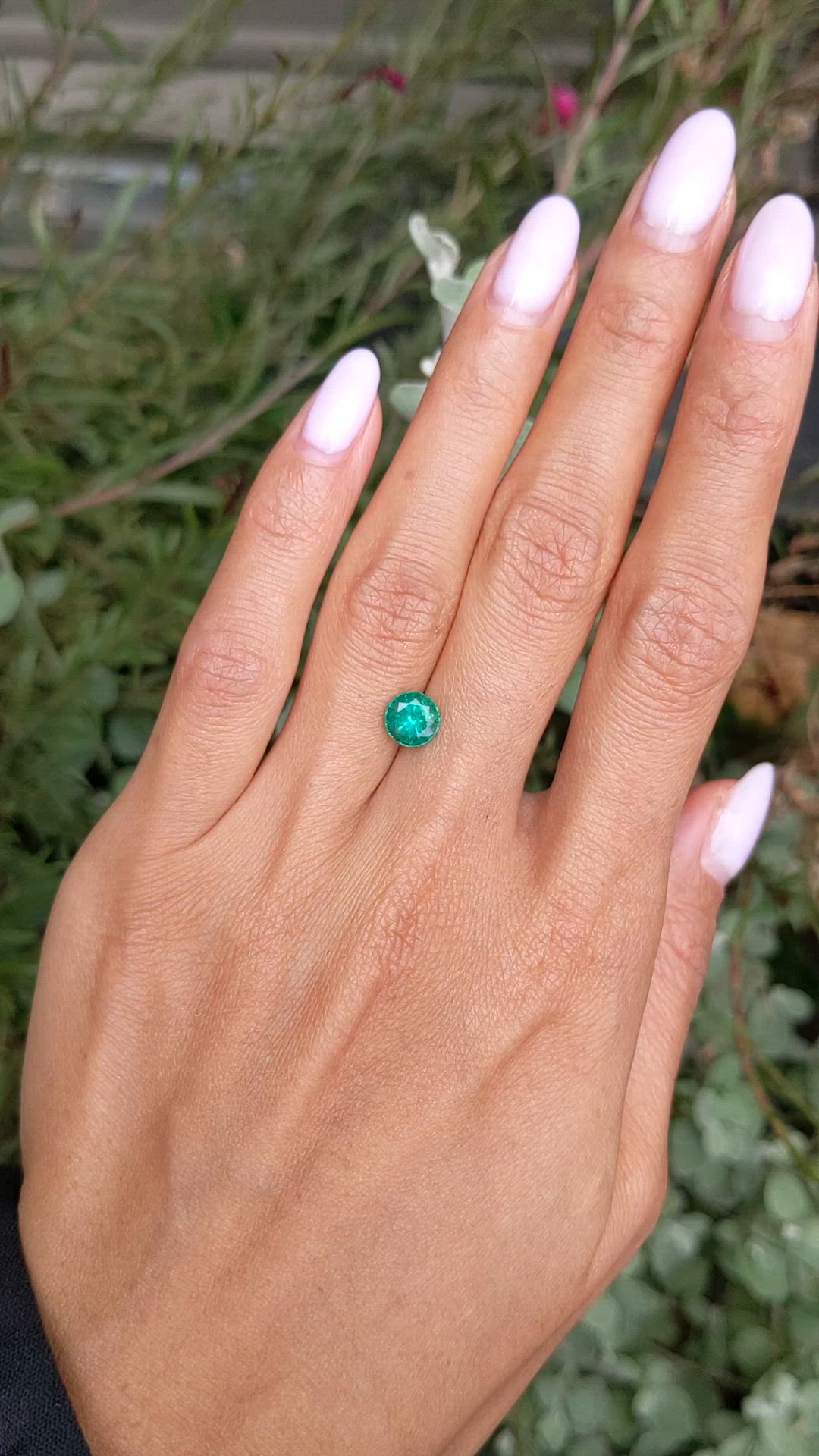 1.13 Ct. Emerald from Zambia Size Video