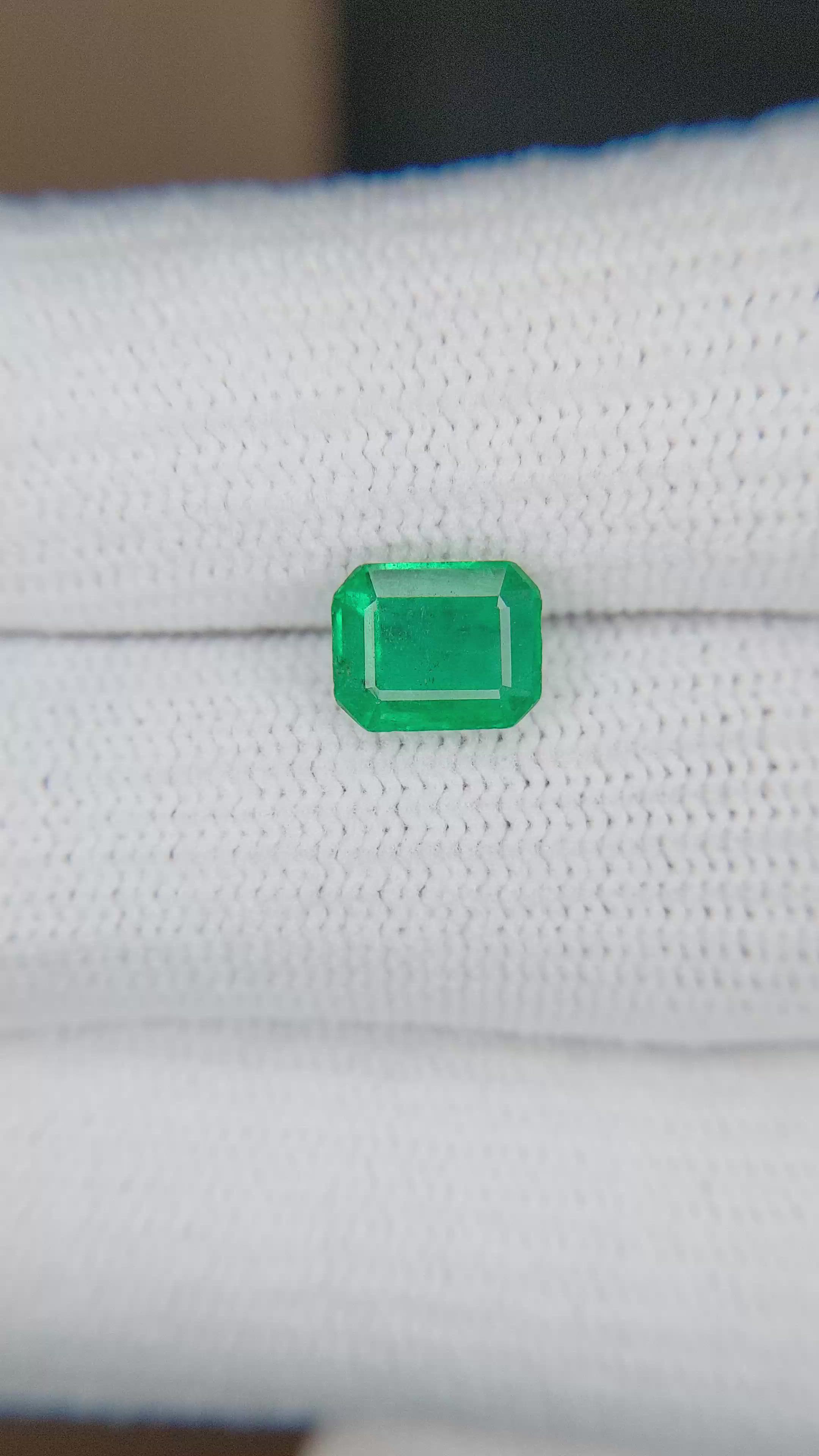 1.22 Ct. Emerald from Zambia Size Video