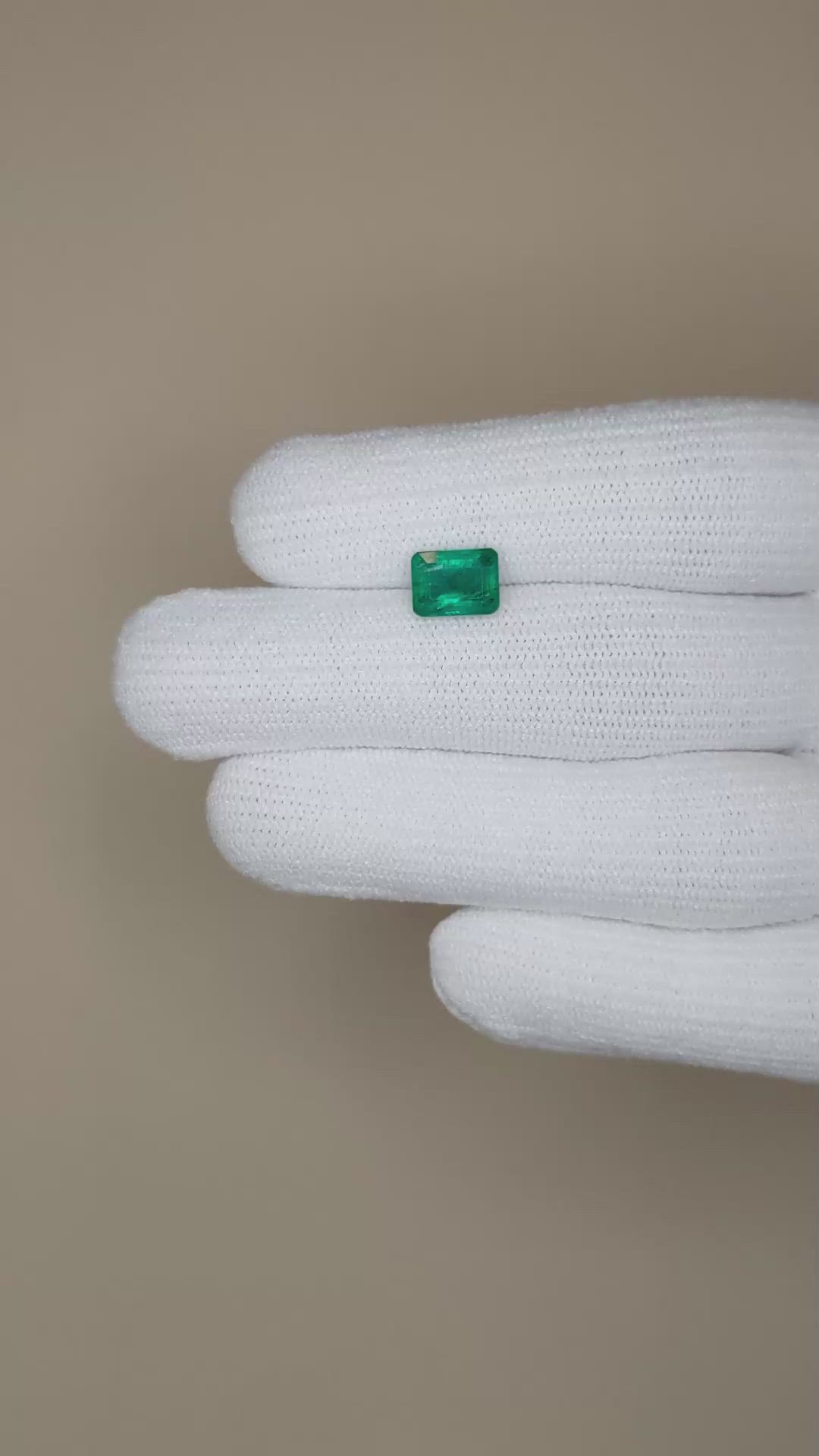 1.82 Ct. Emerald from Zambia Size Video