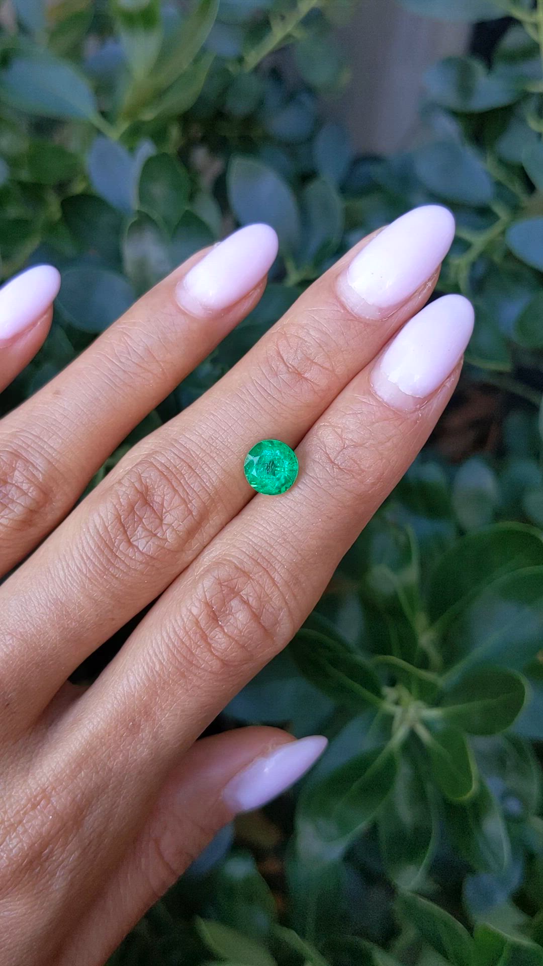 1.57 Ct. Emerald from Zambia Size Video